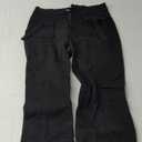 ZERMOM Women's Skinny Ripped Jeans Stretch Mid Rise Destroyed Distressed Denim Pants (X-Large, Black-aa)