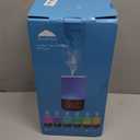 BlueHills Premium 4000 ml Tall Essential Oil Diffuser 4L 4 Liter 50 Hour Run with Remote Timer Aroma Humidifier 1 Gallon Big Capacity High Mist Output for Large Room Lights Dark Wood Grain XL T402