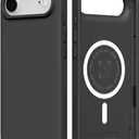 RhinoShield Phone Case Compatible with MagSafe for iPhone Air | SolidX - Reinforced Shock-Absorbing Protection, Minimal and Slim Design with Military Grade Drop Protection - Classic Black