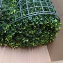 ODTORY Artificial Boxwood Roll Panels:40 X 120 in(33.5 sqft) UV-Anti Artificial Ivy Privacy Fence Wall Screen for Indoor Outdoor Green Grass Wall Decor & Ivy Fence Covering Privacy