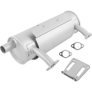 Muffler Kit Compatible with Kohler CH18-CH25, CH620-740 Engines Lawn Mower Left Mufflers, Replaces# 24 786 12-S, 2478612-S, 22-24HP Engine Muffler