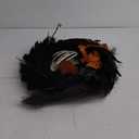 Black Wreaths for Front Door, 26inch Door Wreath, There is a Golden Bow on This Wreath, for Wall, Window, Door, Garden and Offices Decor. (Black)