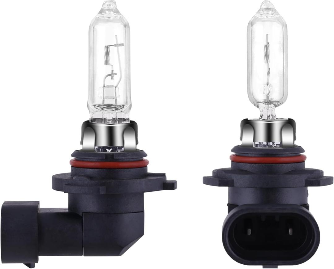 NEWBROWN 9005 Headlight Bulbs 200% brightness 4300K White 12V/60W HB3 9005 Bulb Halogen Long Life Replacement P20D (9005/HB3, 2 Pack)