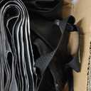 UTV Cab Enclosure Compatible with Kawasaki Mule 600, 610, 610 4x4, 610 4x4 XC(2015 & Older) Full Cab Cover Soft Doors w/ Zippered Windows Rear Panel for All-Weather Protection (Plastic Black)