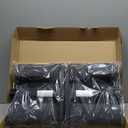 FoldWise 2-in-1 Lap & Bed Desk with Soft Cushions - Adjustable Height & Angle, Foldable Laptop Stand for Bed & Couch - Wrist Rest, iPad Holder, Stopper & Non-Slip Leather - Bed Table for Adults & Kids (Black)