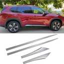Body Side Molding for Nissan Rogue 2021-2025 Side Skirts Chrome Trim Molding