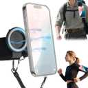 Magnetic Belt Clip Universal Wrist/Backpack Phone Holder Mount for Running Hiking Traveling Tactical Gear Plate Carrier Accessories