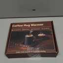 Mug Warmer - 36W Coffee Mug Warmer for Desk with Temperature Display, 2-12Hrs Auto Shut Off, Smart Candle Warmer - Ideal Coffee Gifts Accessories Keep Beverages Coffee Warmer (Wood)