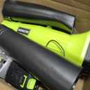 Cordless Leaf Blower - 2x3Ah Battery, 530CFM 170MPH, Powerful Battery Powered Leaf Blower Cordless with Battery and Charger, 7-Speed Control, 2 Extended Tubes for Yard, Lawn & Garden