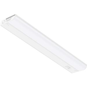 Inlight 18-inch Hardwired Only LED Under Cabinet Lighting, Daylight White(5000k), Dimmable, Matte White Finished, ETL Listed, IN-0201-12-WH-50