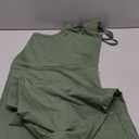 POSHDIVAH Women's Maternity Jumpsuit Pregnancy Casual Romper Spaghetti Strap Tank Top Baggy Pants with Pockets (Medium)