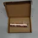 M METERXITY Copper Sheet Roll, 6in x 5ft x 0.004in (WxLxT) 99.9% Pure Copper Flashing Strip with Gloves for DIY Projects/Roofing/House Repair, Metal Foil Plate [1524x152x0.1mm]