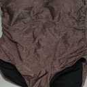 RXRXCOCO Women Tummy Control One Piece Swimsuits Ruched Strapless Bathing Suits Slimming Swimwear Brown XX-Large