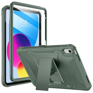 Soke Case for iPad (A16) 11th Generation 11-inch 2025, iPad 10th Generation 10.9-inch 2022, with Built-in Screen Protector and Kickstand, Rugged Full Body Protective Cover - Calke Green