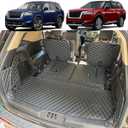 Cargo Mat Compatible with Nissan Pathfinder 2022-2025 Trunk Mat (and Rear Left and Right Side Panels) Cargo Liners Pathfinder