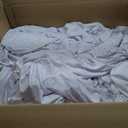 VEVOR Stretch Spandex Folding Chair Covers, Universal Fitted Chair Cover, Removable Washable Protective Slipcovers, for Wedding, Holiday, Banquet, Party, Celebration, Dining (50PCS White)
