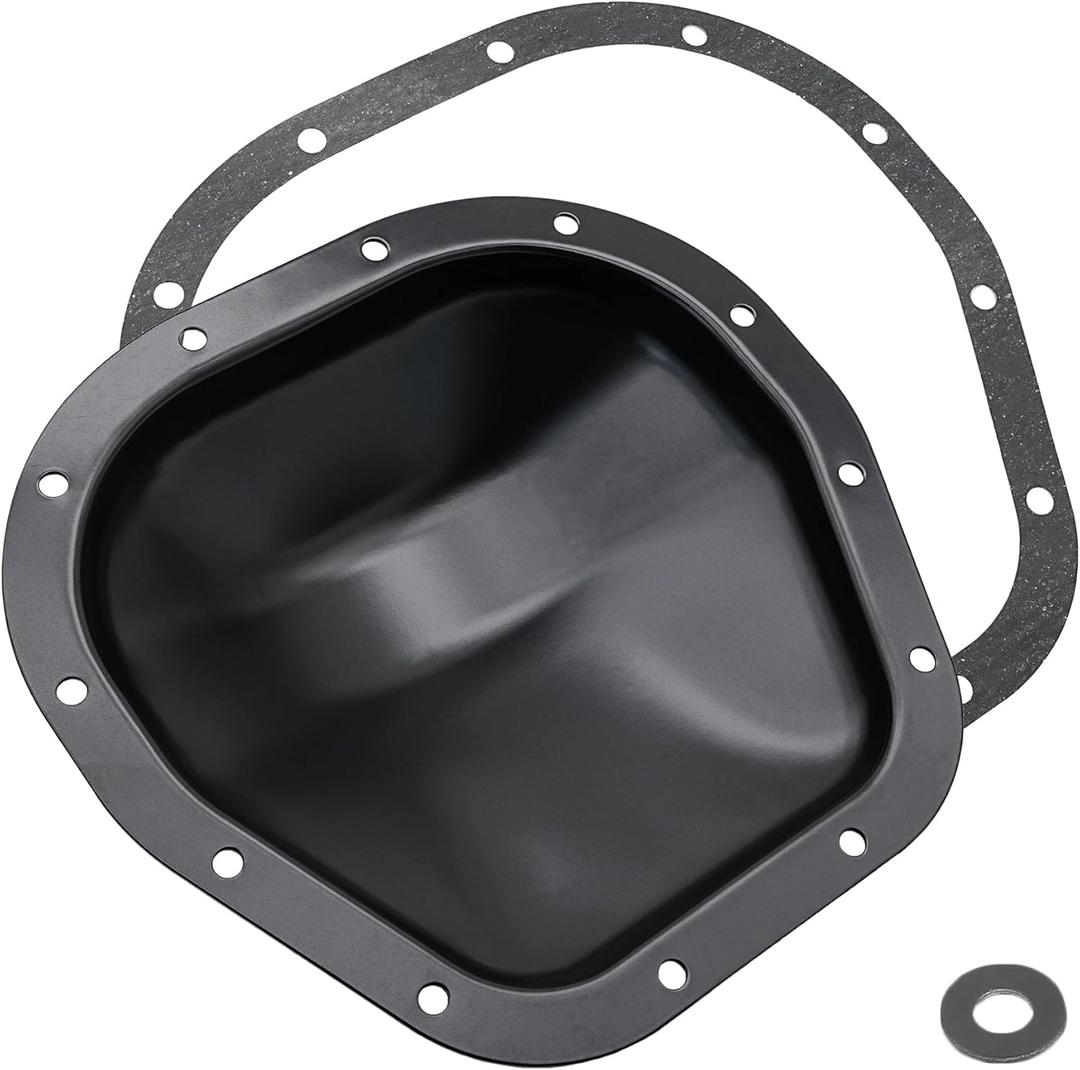 Rear Differential Cover with Gasket and Magnet Compatible for Ford F-150 F-250 F-350 F-150 Heritage F-250/F-350/E-350 Super Duty Excursion Lincoln Mark LT (10.25 inches Ring Gear (12 Mounting Holes))