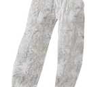 Leopard Pants Women Baggy Sweatpants Casual Cheetah Print Lounge Barrel Pants Trousers with Pockets, Size L