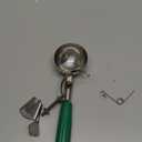 Saebye 2.7 OZ Scoop - #12 (1/3 Cup) - Disher, Ice Cream Soop, Cookie Scoop - Portion Control - 18/8 Stainless Steel, Green Handle, For Cookie, Ice Cream, Meatball, Muffin, Cupcake, Vegetable Salad