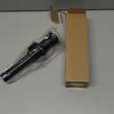 KENES Pop Up Bathroom Sink Drain with Overflow, Matte Black Pop Up Drain Stopper Anti Clog Pop Up Drain Stopper Lavatory Bathroom Vanity Sink Drain