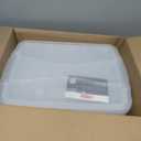 Rubbermaid Cleverstore 17 Qt Clear Storage Bins with Lids, 6-Pack, Stackable, BPA-Free, Made in USA