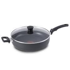 T-fal Essentials Non-Stick Cookware, 5 quart Jumbo Cooker, Black