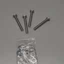 (4 Sets) M12-1.75 x 90mm Hex Bolt Kit, 304 Stainless Steel (18-8), Includes Hexagon Head Screws and Nuts, Flat & Lock Washers, Full Coarse Thread, for Machinery, Automotive, DIY