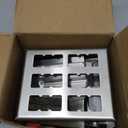 Ecozoi Stainless Steel Popsicle Molds, 6 Mini Popsicle Makers, 6 Reusable Stainless Steel Sticks, 12 Silicone Seals and 1 Rack, Eco Popsicle Molds for Kids and Adults, 2 oz Per Mold (Square)