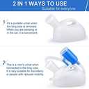 Urinals for Men, 2000ml Urine Bottle for Men, Male Portable Pee Bottle, Spill Proof Men's Potty Portable Urinal, 45.2" Long Tube with Lid for Camping Car Travel Bed Emergency Urination Device