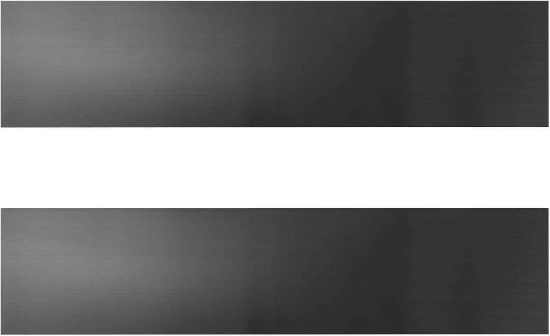 Angoily Stainless Steel Door Kick Plate - 34 Inch Self Adhesive Anti-Scratch Protection for Bottom of Door, Black Finish Kickplates, 8 x 34 Angoily Stainless Steel Door Kick Plate - 34 Inch Self Adhesive Anti-Scratch Protection for Bottom of Door, Black Finish Kickplates, 8 x 34