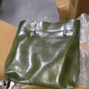 Kattee VintAge Genuine Leather Bag with Adjustable Handles Green