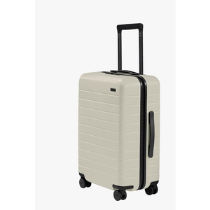 Away Bigger Carry-On Luggage, Lightweight Hardside Large Suitcase with Spinner Wheels, TSA Lock, Airline Approved, Salt White Matte