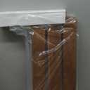 DIYHD 20" Modern Teak Wood Folding Shower Seat Bench Brushed Wall Mounted Shower Bench