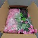 Alotiki Wisteria Hanging Flowers,50 Pack Fake Hanging Flowers,Wisteria Artificiales Garland for Home Wedding Arch Floral Party Garden Ceremony Outdoor Decor,3.6 Feet Long(50,Pink)
