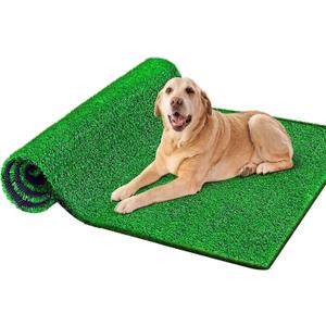 Artificial Grass, Large Artificial Turf, Synthetic Grass Mat Training Pad for Small/Medium/Large Dogs, Fake Grass Rug with Drainage Holes, Indoor Outdoor Rug Patio Lawn Decoration (3.28'x4.92')