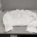 Amazon Essentials Men's Slim-Fit Long-Sleeve Poplin Shirt (X-Large, White)