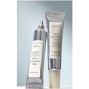 Naturium MultiPeptide Eye Cream, Smoothing & AntiAging Skincare, with Squalene & Hyaluronic Acid, 0.5 oz