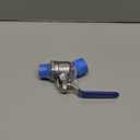 Garden Hose Shut Off Valve, High Flow 3/4" GHT Garden Hose Ball Valve, 304 Stainless Steel Heavy Duty Water Hose Shut Off Connector