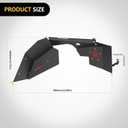 Nilight TJ Front Inner Fender Liners for 1997-2006 Jeep Wrangler TJ & LJ
