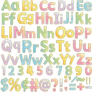 chiazllta 266 Pcs Letters Combo Pack Set Bulletin Board Letters Watercolor Letters and Number Accents for Bulletin Board Display Home School Classroom Decor