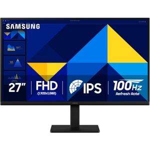 SAMSUNG 27" (S30GD) Essential Monitor with IPS Panel and Tilt Only Stand, 100Hz Refresh Rate, Ergonomic Design, Advanced Eye Care, Game Mode, LS27D304GANXZA