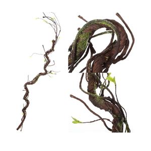 Giegxin 1 Pcs Bendable Wall Hanging Tree Branches Artificial Tree Twigs Fake Plants Trunk Garland with Green Leaves for 3D Indoor Outdoor Wedding Garden Home Christmas Decor