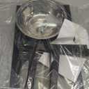 Metal Raised Dog Bowl, 10" Tall Elevate Dog Feeder Stand with 2 Stainless Steel 42oz Bowls & 16x24 Non-Slip Mat  Stronger Dogs Food & Water Bowl Stand (Black)