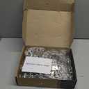 Chibery 50 Pack 1/2" Overlay 3D Soft Close Concealed Hinge for Face Frame Door, Smooth Slow Self Closing Hinges, Satin Nickel, Hidden 105 Open Angle Stainless Steel Hinge for Kitchen Cabinet Door