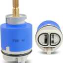 Urnqowuy PBR 40 Faucet Cartridge Fit for La Torre, Gerber-92-298, American Standard, Moen & Danze, Single Lever Shower Tub Repair, Tub Faucet Cartridges