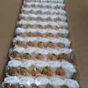 Nervure 400PCS Pre Rolled Gold Plastic Silverware Sets - Heavy Duty Fancy Gold Cutlery - Include 100 Pack Wrapped Disposable Utensils with Napkins for Parties, Dinners & Weddings