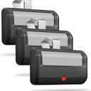3 for Chamberlain LiftMaster Craftsman Garage Door Opener Remote 891LM 971LM Universal (Black)