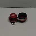 2PCS Motorcycle 48MM Air Intake Filter Universal Carburetor Air Filter Cleaner for Dirt Pit ATV SSR TTR Bike Breather Filter Fit for Many Different Carburetors (Red 48MM)