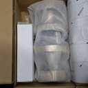 Asidrama 4 Pack Champagne Bronze Privacy Door Knobs with Lock, Door Handles with Champagne Bronze Door Knobs Interior for Bedroom or Bathroom, Heavy Duty Door Lever for Left Right Sided Doors