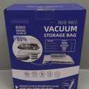 25-Pack Heavy-Duty Premium Vacuum Storage Bags  80% Space Saving! 5 Jumbo/5 Large/5 Medium/5 Small/5 Roll Bags + FREE Travel Hand Pump. Ultra-Thick, Airtight & Reusable